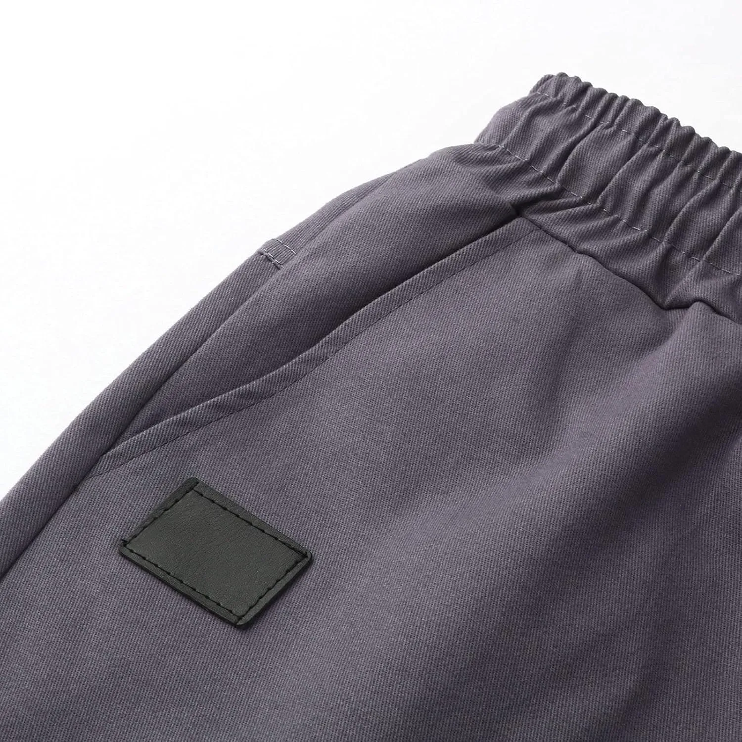 sdbrld Cargo Pants For Men Mens Outdoor Hiking Joggers Pants Solid Casual Mid Waist Drawstring Cargo Pants with Pockets