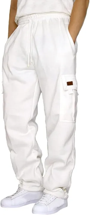 sdbrld Pants For Men Stretch Waist Sweatpants For Men 3 Pack Mens Joggers Chino Cargo Pants Hiking Outdoor Recreation Pants Twill Fitness Track Jogging Pants Casual Cotton Pants