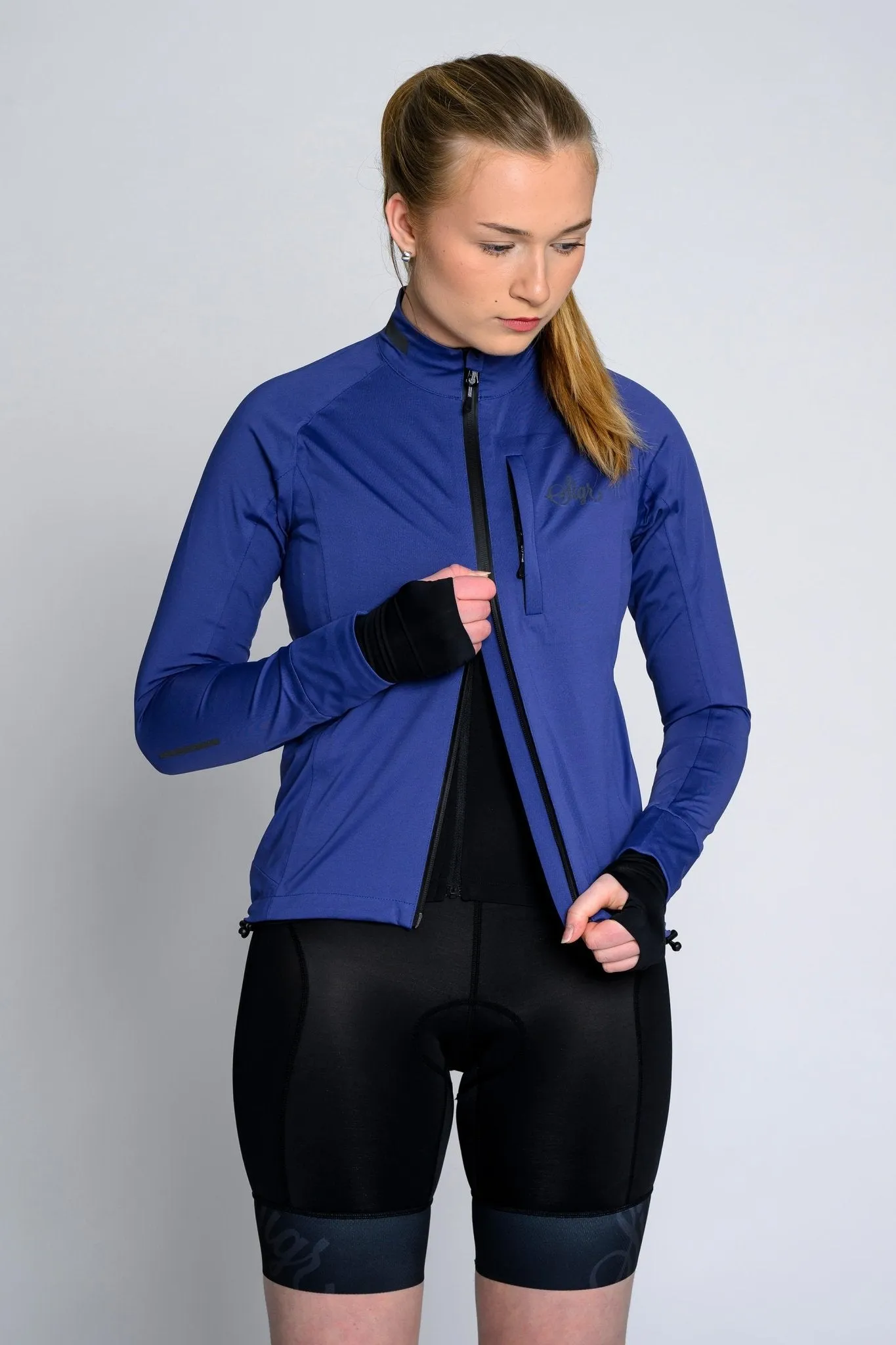 Skld Women's Blue Shell Cycling Jacket