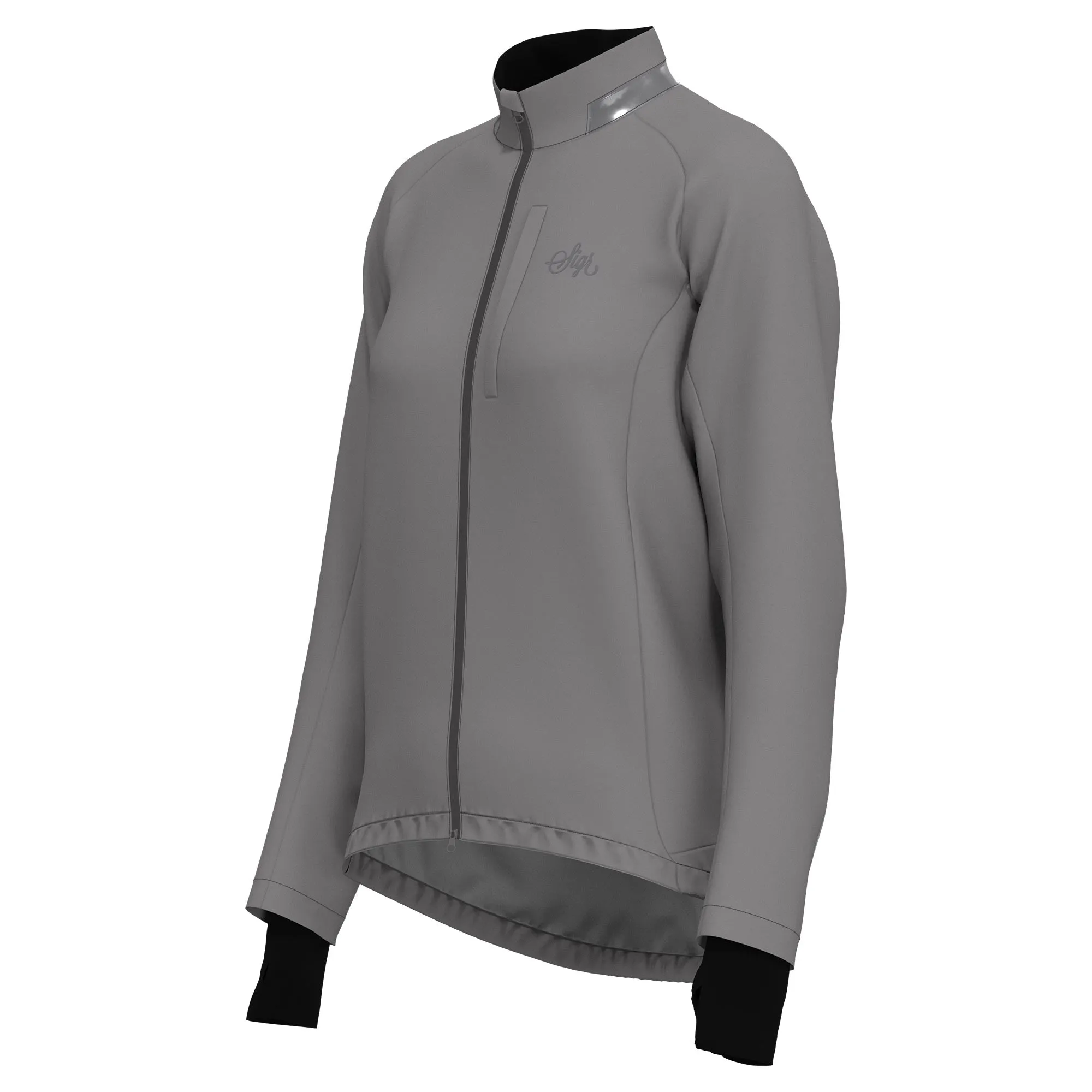 Skld Women's Titanium Grey Shell Cycling Jacket