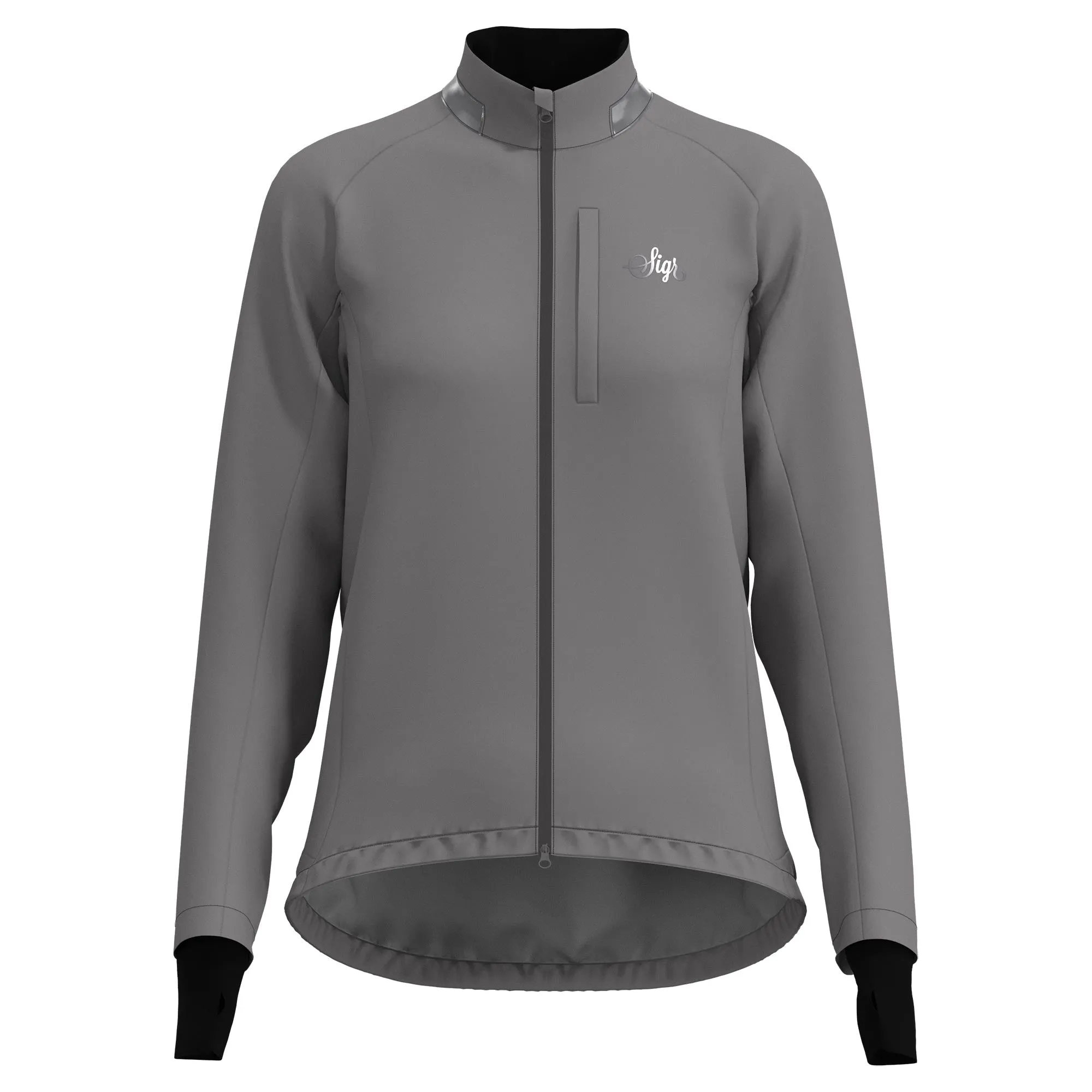 Skld Women's Titanium Grey Shell Cycling Jacket