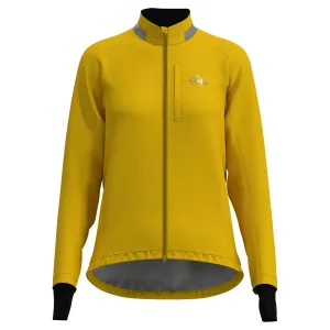 Skld Women's Yellow Shell Cycling Jacket