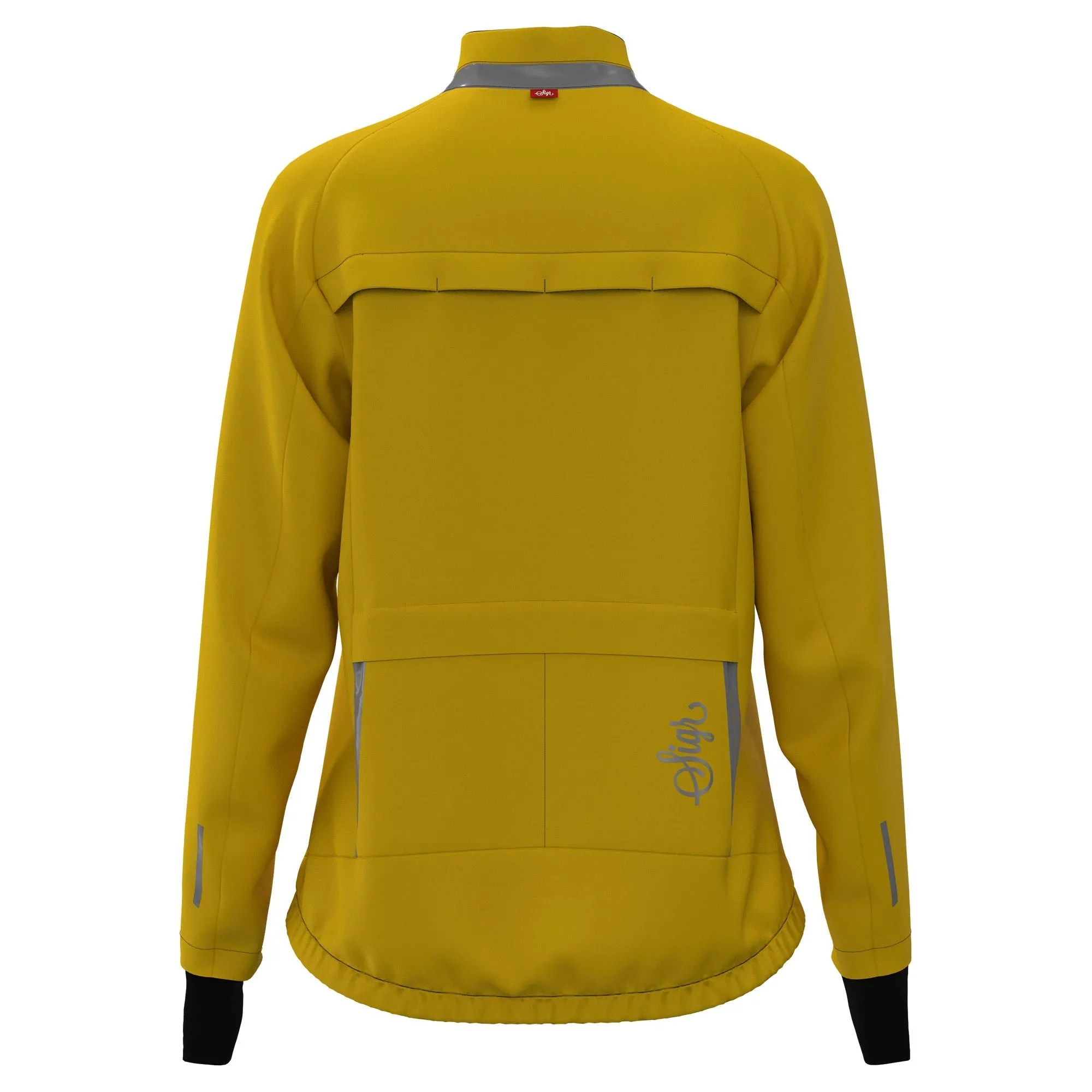 Skld Women's Yellow Shell Cycling Jacket