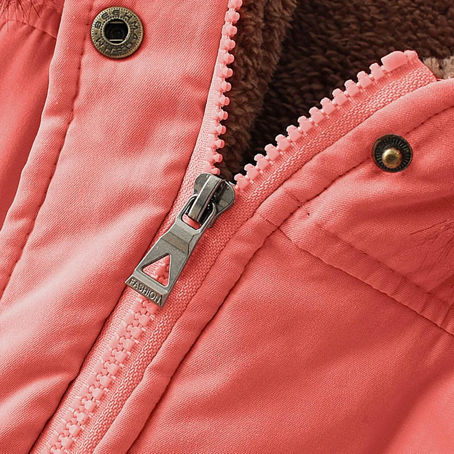 SMIDOW Winter Coats For Women 2023 Trendy Thicken Puffer Jackets With Faux Fur Hood Warm Parka Coat Outwear