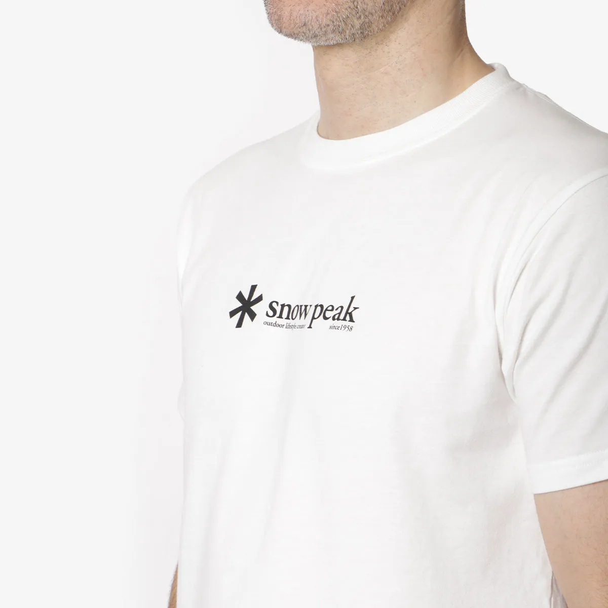 Snow Peak Soft Cotton Logo Short Sleeve T-Shirt