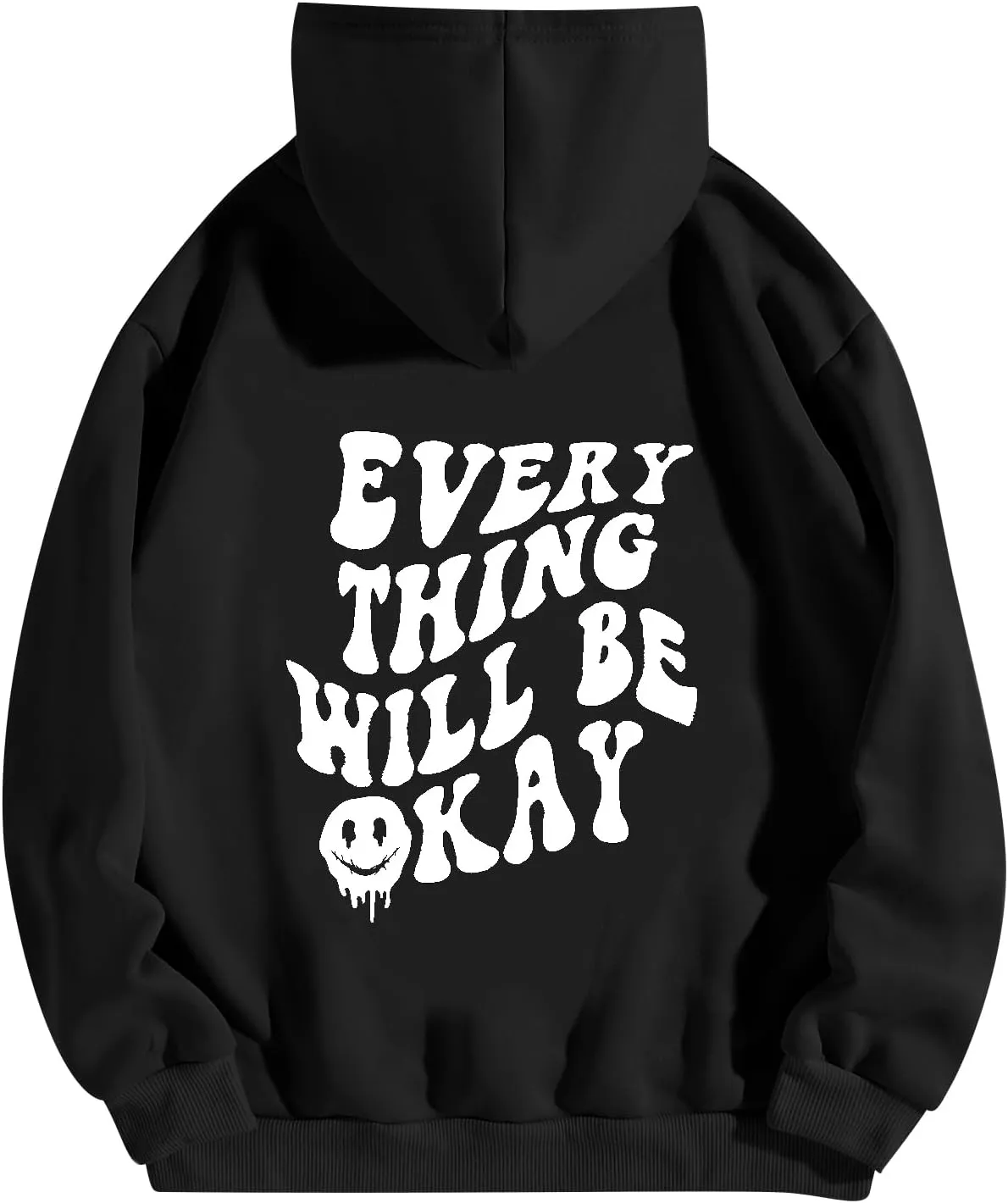 SOLY HUX Women's Oversized Sweatshirt Graphic Hoodies Casual Long Sleeve Loose Pullover Tops with Kangaroo Pocket