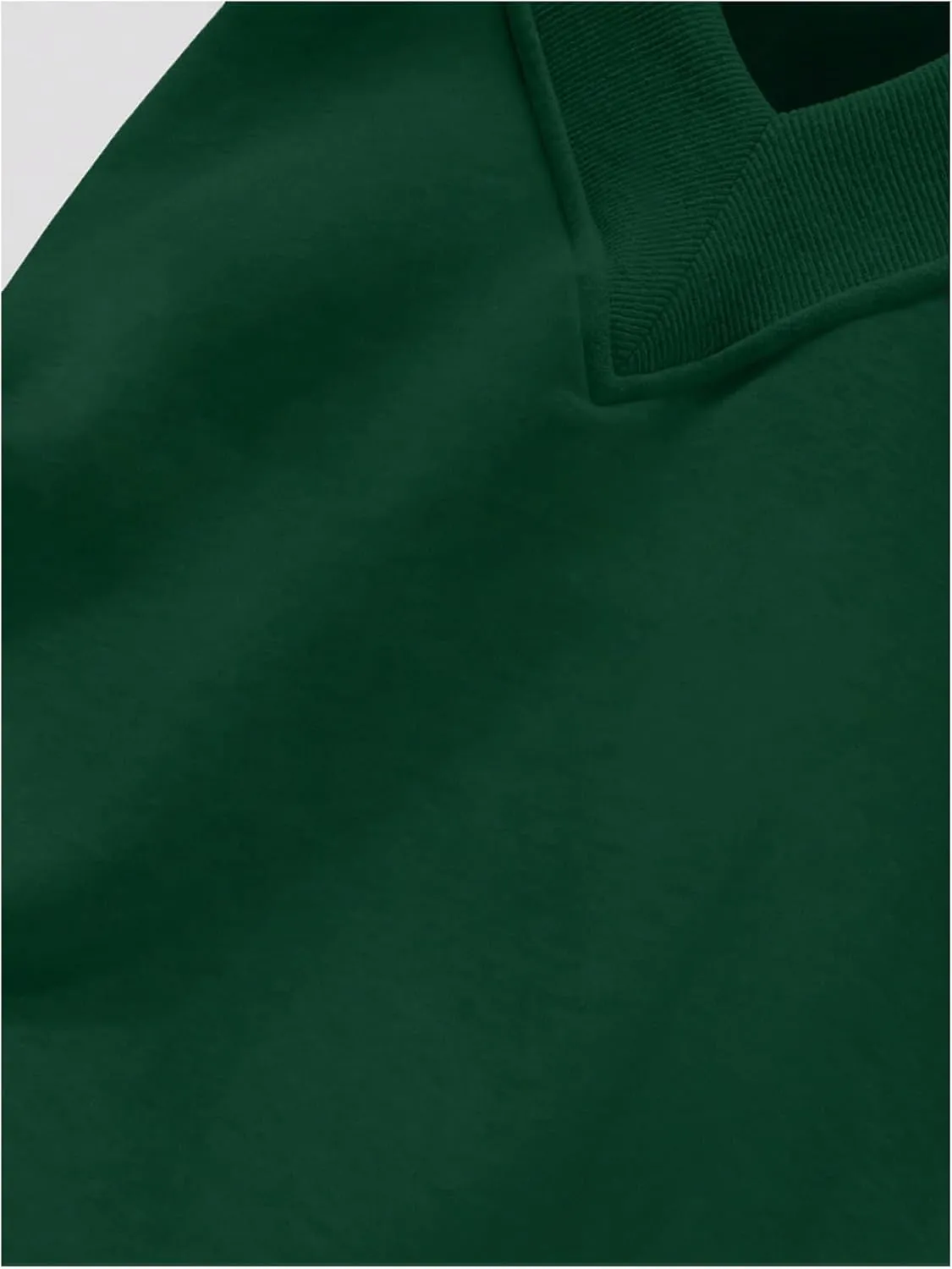 SOLY HUX Women's Plus Size Sweatshirt V Neck Drop Shoulder Long Sleeve Casual Pullover Tops