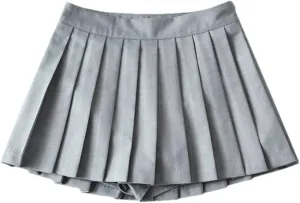 Summer Mini Skirts for Women High Waist Skirts Womens Fashion Vintage Pleated Skirt Tennis A-Line Sexy Skirts