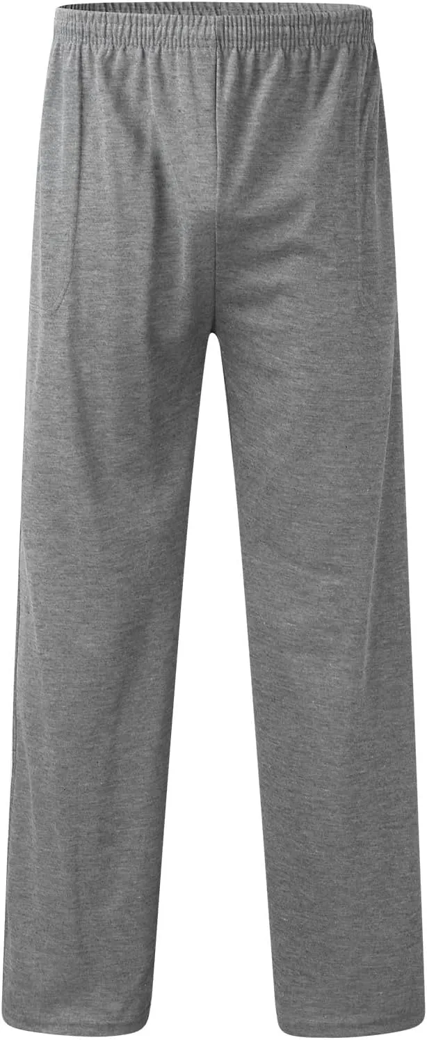 Sweatpants For Men Mens Cotton Joggers Solid Drawstring Sport Cargo Trendy Pants Hiking Running Sweatpants Trousers