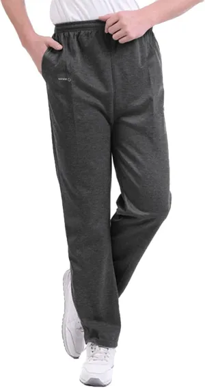 Sweatpants For Men Mens Cotton Joggers Solid Drawstring Sport Cargo Trendy Pants Hiking Running Sweatpants Trousers