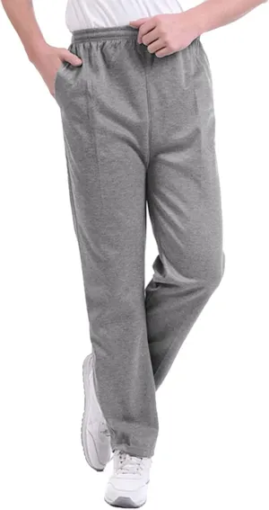 Sweatpants For Men Mens Cotton Joggers Solid Drawstring Sport Cargo Trendy Pants Hiking Running Sweatpants Trousers