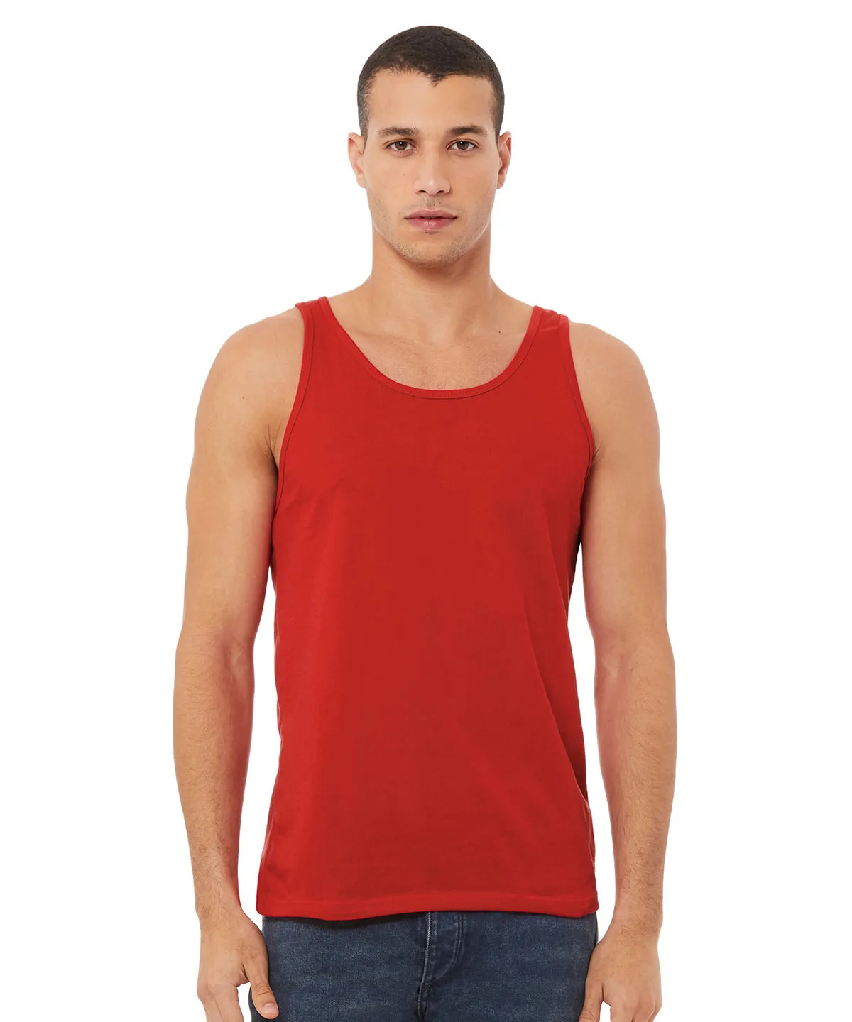 Unisex Jersey tank top | Red