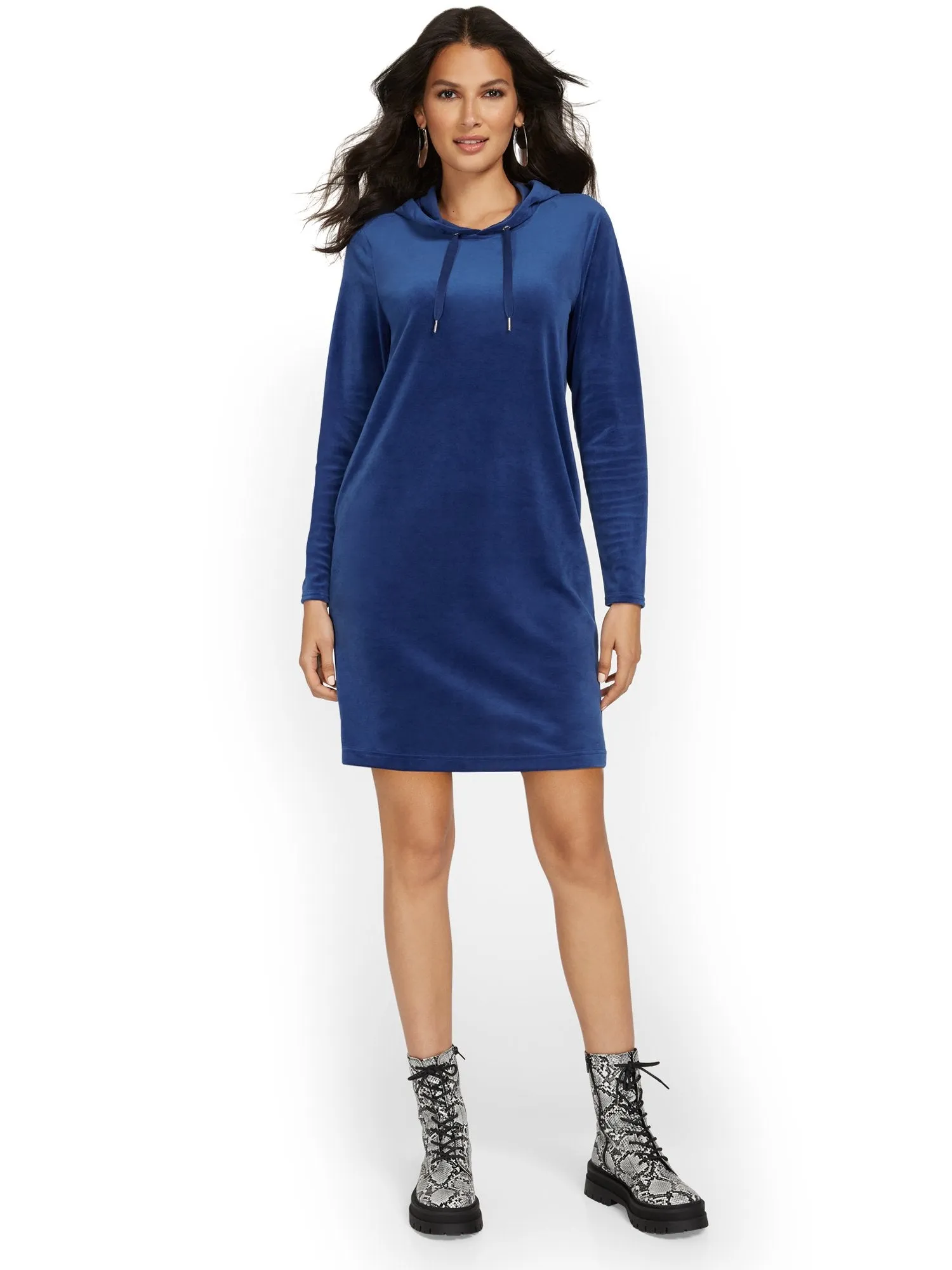 Velour Hoodie Dress - Dreamy Velour Collection