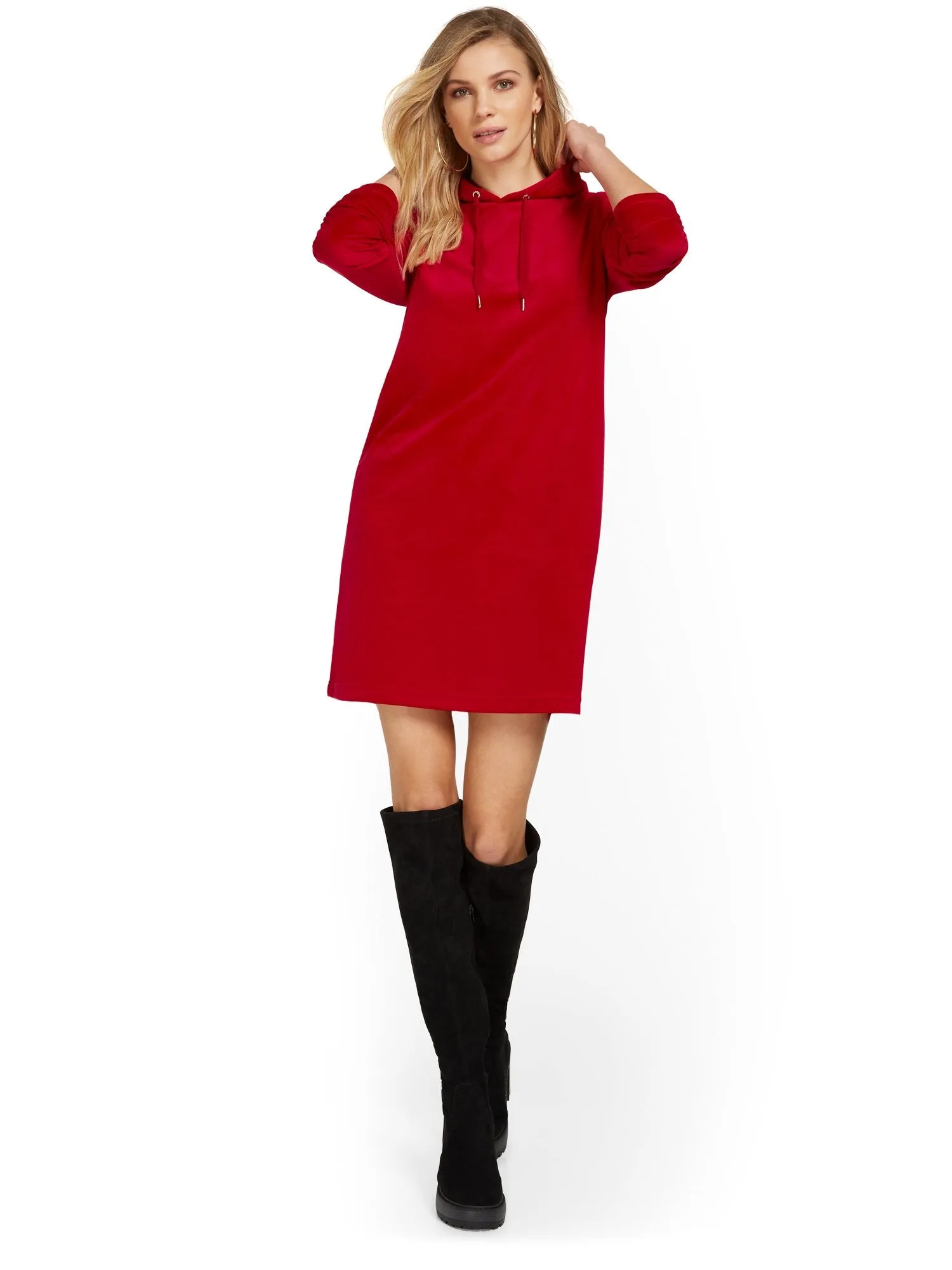 Velour Hoodie Dress - Dreamy Velour Collection