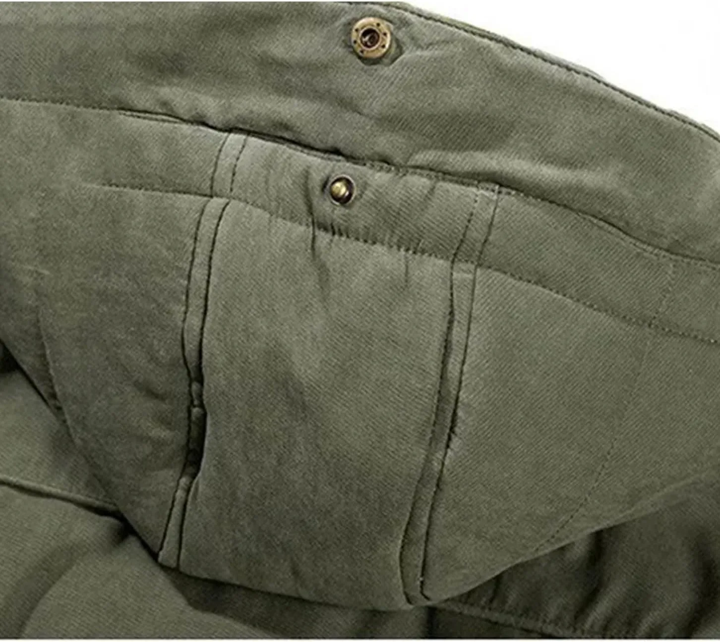 Winter Cotton-Padded Men's Medium And Long Plus Fleece Thickened Cotton-Padded Clothes Windproof Coat