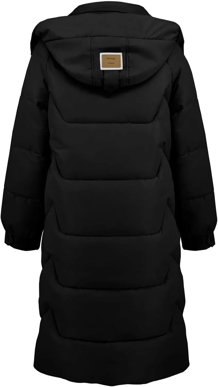 Women's Autumn and Winter New Cotton-Padded Coat Thick Long Sleeve Warm Hat Cotton-Padded Coat Long Coat