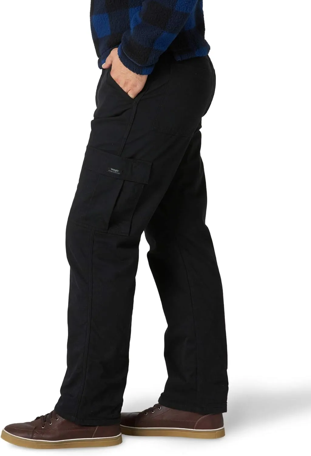 Wrangler Authentics Men's Fleece Lined Cargo Pant