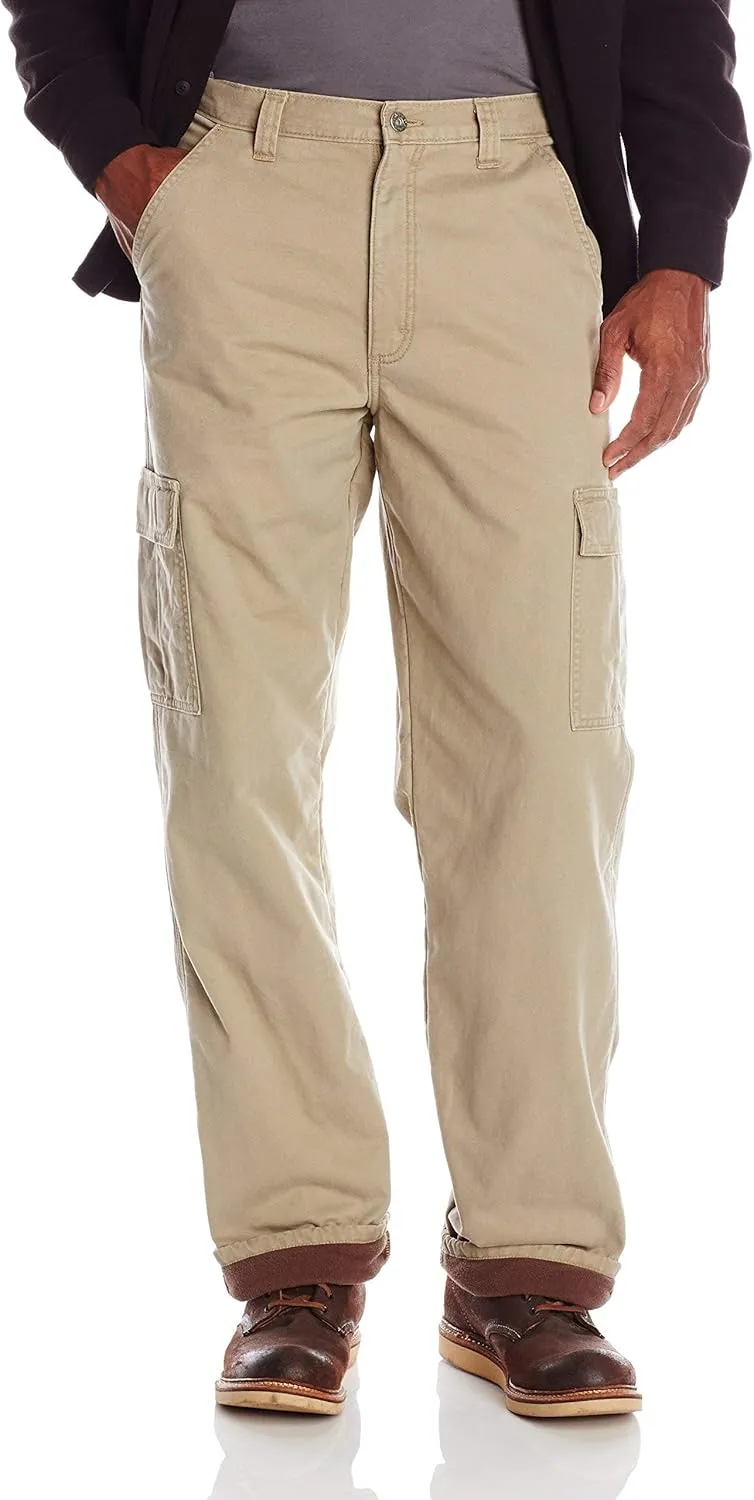 Wrangler Authentics Men's Fleece Lined Cargo Pant