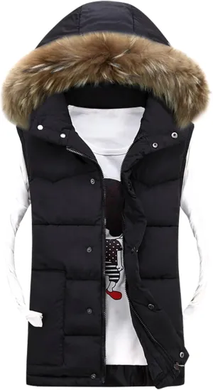 Ymosrh Jackets for Men Men's Autumn Winter Zipper Fashion Color Waistcoat Vest Top Coat Mens Bomber Jackets