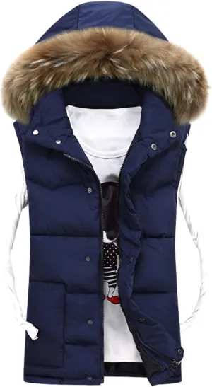 Ymosrh Jackets for Men Men's Autumn Winter Zipper Fashion Color Waistcoat Vest Top Coat Mens Bomber Jackets