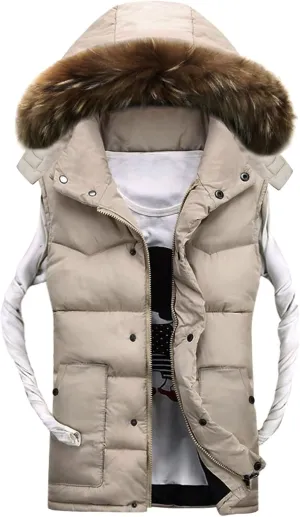 Ymosrh Mens Coats and Jackets Stylish Winter Zipper Fashion Color Waistcoat Vest Top Coat Coats Jackets Plus Size